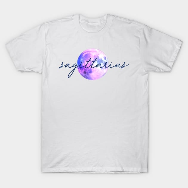 Sagittarius Moon Quote T-Shirt by aterkaderk